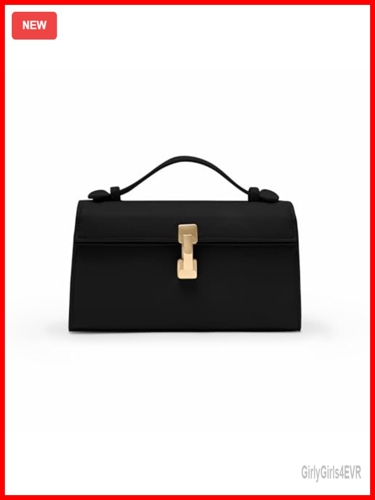 3in1 Crossbody Clutch Purse - Top Handle Evening Bag - Adjustable Strap Pu